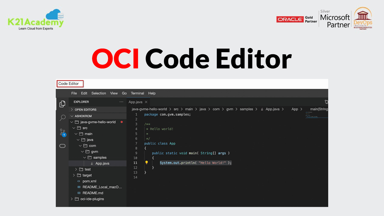 Introducing Code Editor In Oracle Cloud Infrastructure (OCI)